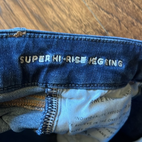American Eagle super high rise Jegging, size 00 - Picture 8 of 11